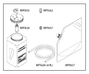 [CMK180] Collection Container Kit (For use with Pressurized Purge Systems)