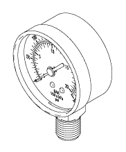 [CMG049] Pressure Gauge (300 PSI) for Other Compressors, DCI/MDT McKesson