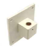 [105-018] Wall Mount for 1/2" Diameter Pin Mount