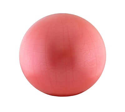 [30-1745] CanDo Cushy-Air Ball, 34" Diameter, Red