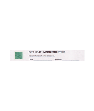 [DIS-100] Crosstex International Indicator Strip, Dry Heat, 4", 100/bx