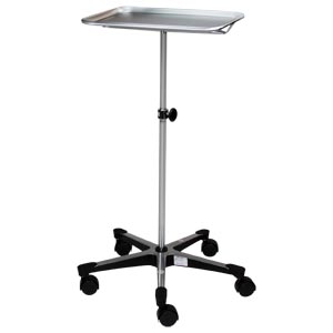 [0661501000] Blickman Industries Mobile Instrument Stand, 5 Leg Base