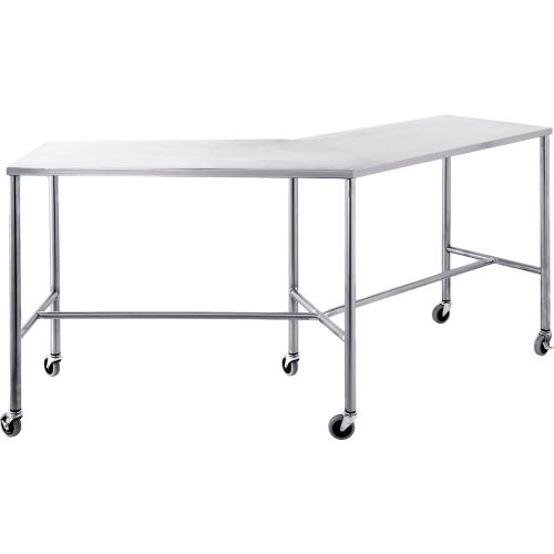 [0147863000] Blickman Industries Angular Instrument Table 72"W x 34"H x 18"D