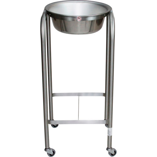 [0717807100] Blickman Industries Baker Single Basin Solution Stand w/Basin, H-Brace