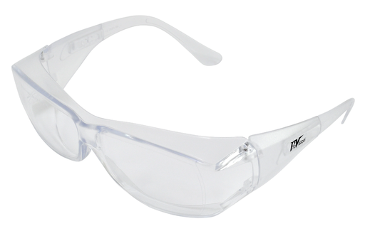 [17SLK] Palmero Safety Goggles, Clear Frame/Clear Lens, Universal Size