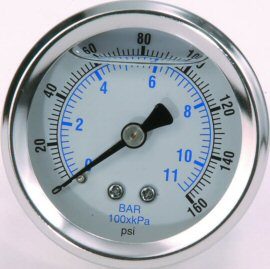 [2856] Liquid Filled Pressure Gauge